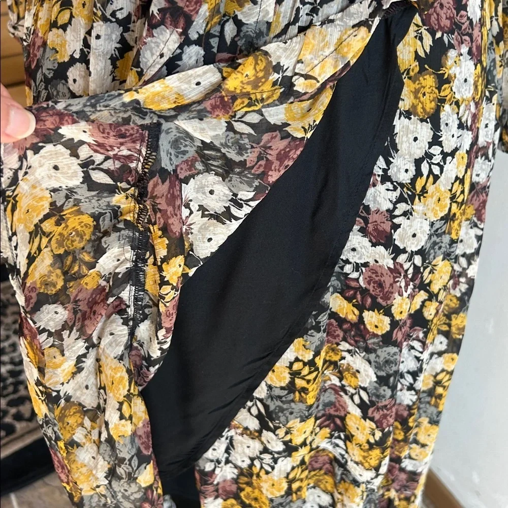Abercrombie & Fitch Floral High Low Dress Size Lg NWOT